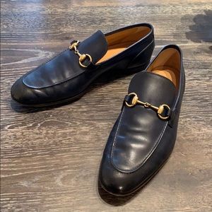 Gucci Jordaan Loafers - Navy, 7.5G / 8.5US
